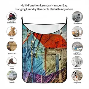 Interwoven Hanging Dirty Clothes Bag