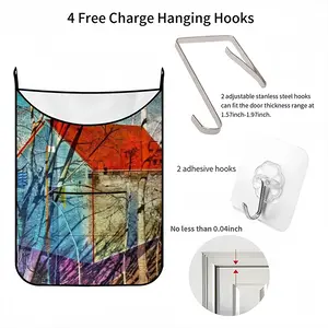 Interwoven Hanging Dirty Clothes Bag