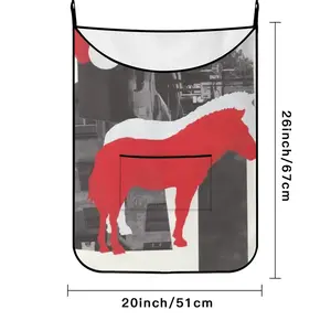 Wwf Przewalskis Horse Hanging Dirty Clothes Bag