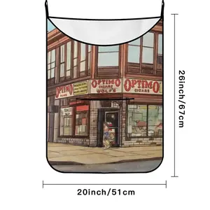 Optimo Cigars New York City Hanging Dirty Clothes Bag