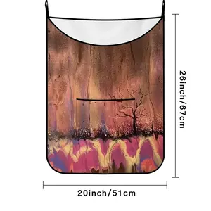 Chocolate Sunrise Hanging Dirty Clothes Bag