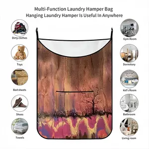 Chocolate Sunrise Hanging Dirty Clothes Bag