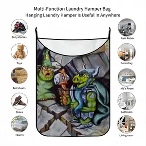 Confrontation Hanging Dirty Clothes Bag