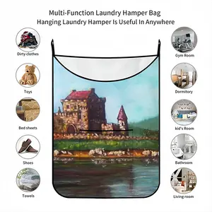 Fantasy Castle Hanging Dirty Clothes Bag