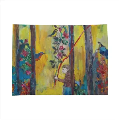 Angel Of Forest Tablecloth (Square)