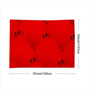 Deep Red (Decomposition) Tablecloth (Square)