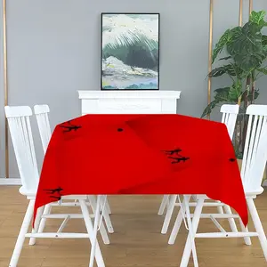 Deep Red (Decomposition) Tablecloth (Square)