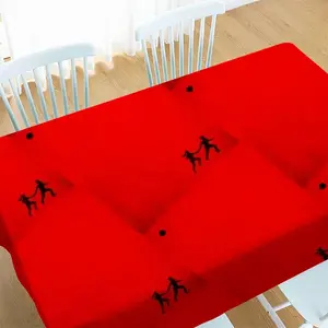 Deep Red (Decomposition) Tablecloth (Square)