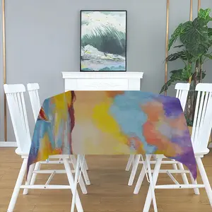 Sunset Boat Tablecloth (Square)