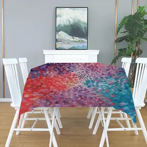 A Field Of Energy S Tablecloth (Square)