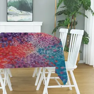 A Field Of Energy S Tablecloth (Square)