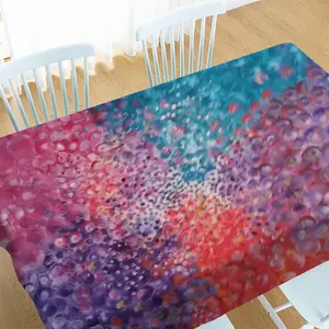 A Field Of Energy S Tablecloth (Square)