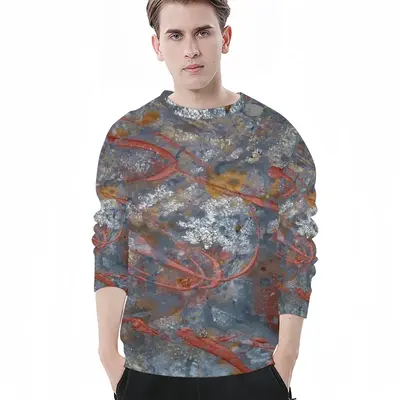 Men Illuminated Flecks Long Sleeve T-Shirt (Cotton)