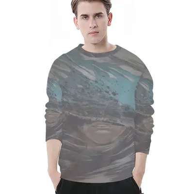 Men Flushed Crew Neck Sweatshirt