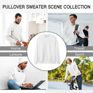 Men Flushed Crew Neck Sweatshirt