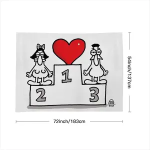 Love Is The Champion Tablecloth (Square)