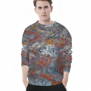 Men Illuminated Flecks Crew Neck Sweatshirt