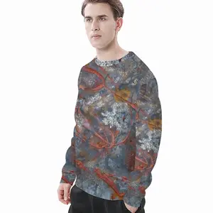 Men Illuminated Flecks Crew Neck Sweatshirt