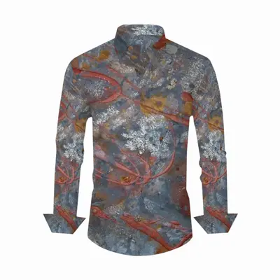 Men Illuminated Flecks Long Sleeve Shirt