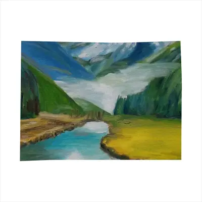 Beauty Of Lake Tablecloth (Square)