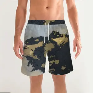 Men Mask Straight Casual Shorts