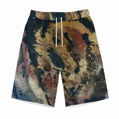 Men Byzantine Dissolve Straight Casual Shorts