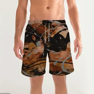 Men Bronze Vision Straight Casual Shorts