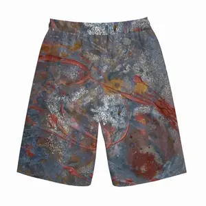 Men Illuminated Flecks Straight Casual Shorts