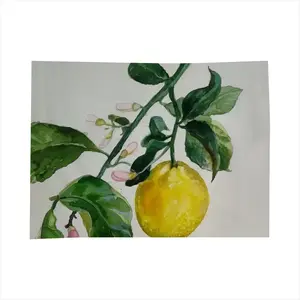 Lemon Branch Tablecloth (Square)