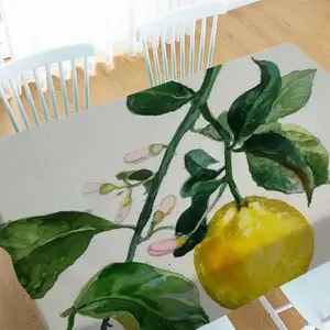 Lemon Branch Tablecloth (Square)