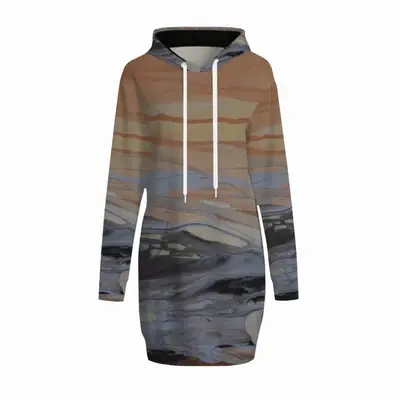 Women Liquid Energy Hoodie Skirt