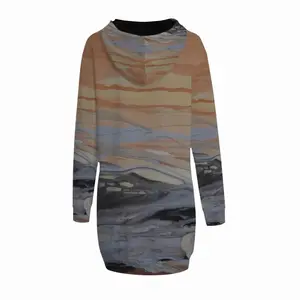 Women Liquid Energy Hoodie Skirt