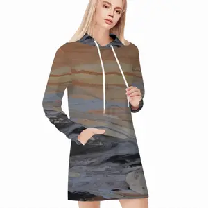 Women Liquid Energy Hoodie Skirt