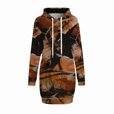 Women Bronze Vision Hoodie Skirt