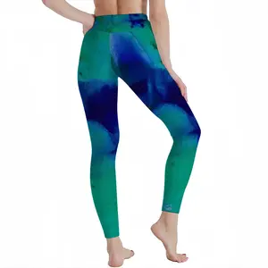 Liquid Blue Yoga Pants