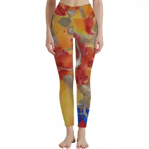 Flower Flame Yoga Pants