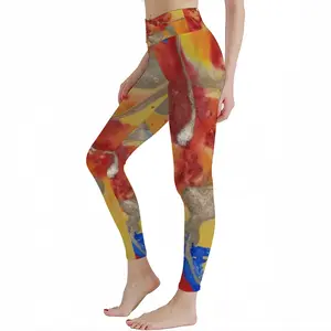 Flower Flame Yoga Pants