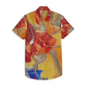 Youth Flower Flame Short Sleeve Shirt