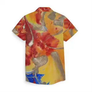 Youth Flower Flame Short Sleeve Shirt