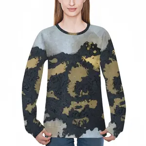 Women Mask Raglan Sleeve Sweatshirt