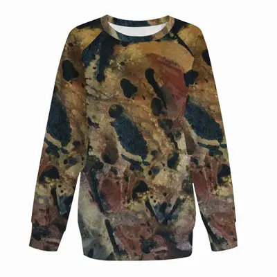 Women Byzantine Dissolve Raglan Sleeve Sweatshirt