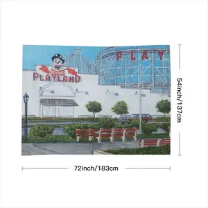 Rockaways Playland New York City Tablecloth (Square)