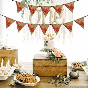 Flower Flame Party Pennants