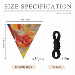 Flower Flame Party Pennants