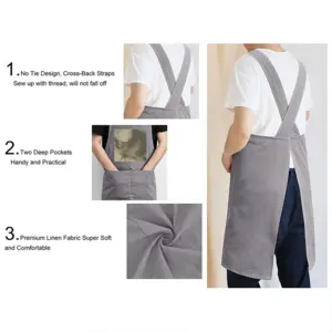 Adult Silver Series Abstraction Retro Aprons