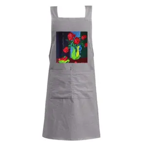 Adult Roses And Cherries Retro Aprons