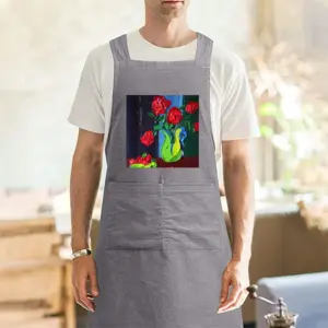 Adult Roses And Cherries Retro Aprons