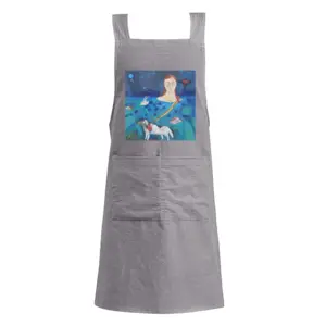 Adult Walking With Dog Retro Aprons