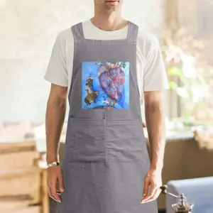 Adult The Heart Of Dog Retro Aprons