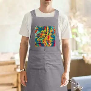 Adult Burning Flame Retro Aprons